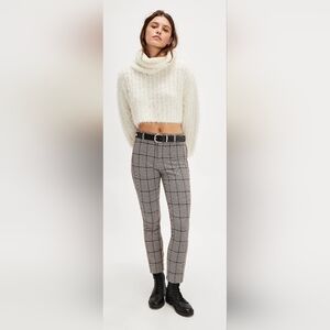 NWT Free People Molly Slim Plaid Pants